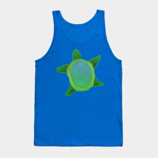 Green Space Turtle Tank Top